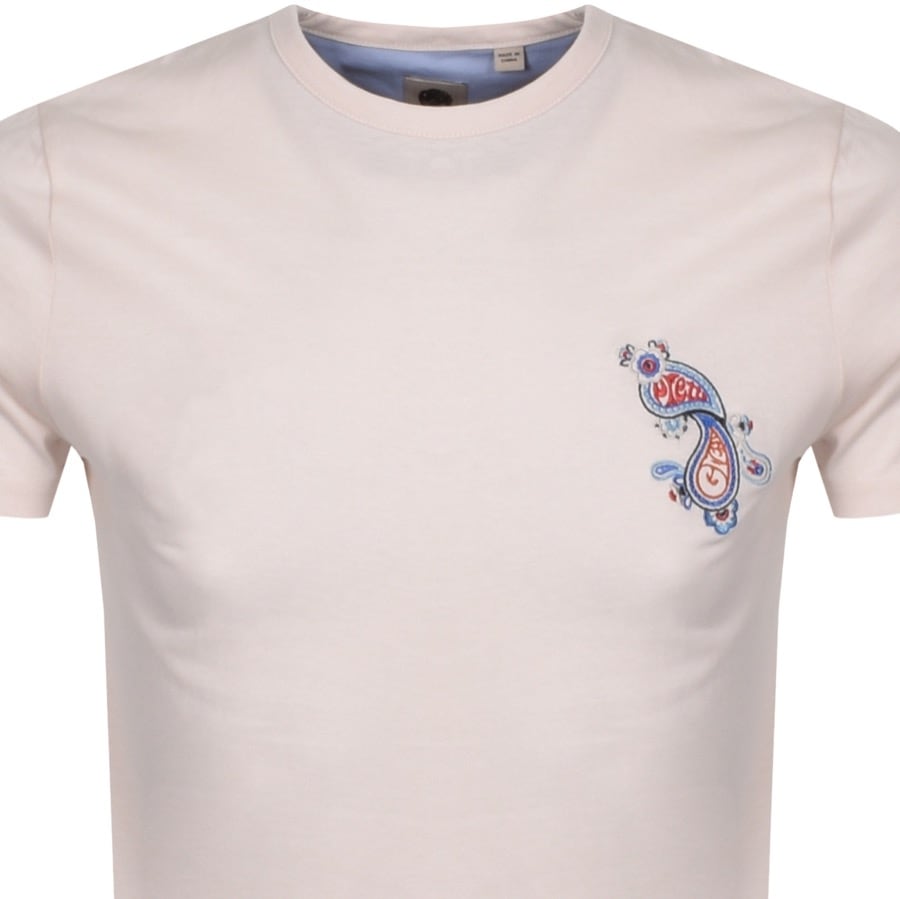 Alternative Image for ProductPretty Green Crew Neck T Shirt Pink2